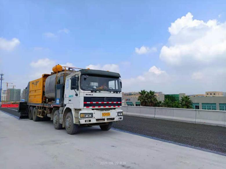 衡阳现代大路项目全线进入施工顶峰期
